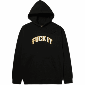 huf sweatshirt hood balboa (black)