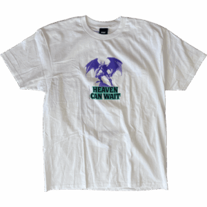 huf tee shirt heaven can wait (white)