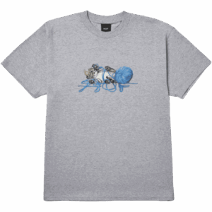 huf tee shirt paws (heather grey)
