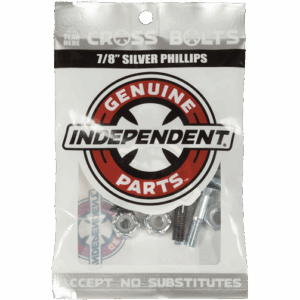 independent bolts genuine parts cross (black/silver) 7/8 independent bolts genuine parts cross (black/silver) 7/8