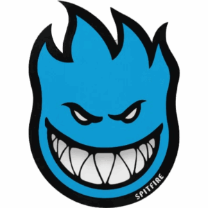 spitfire sticker bighead large (blue)