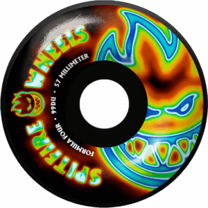 spitfire wheels formula four radioactive bighead 99a 57mm