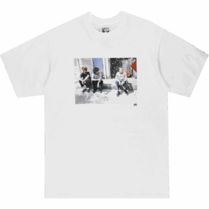 vans tee shirt skate atiba haze curb (white)