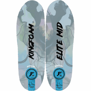 footprint insoles kingfoam elite sports quantum heel mid (grey)