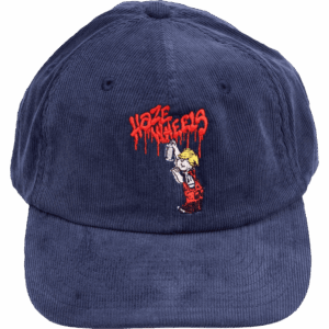 haze cap 6 panel cord menace (blue)