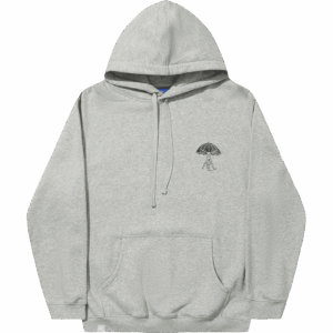 hélas sweatshirt hood vitruve (heather grey)