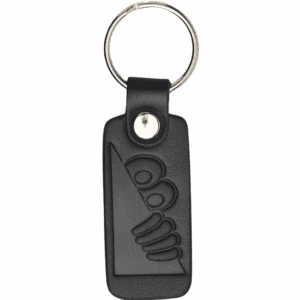 last resort ab keychain ring heel tab (black)