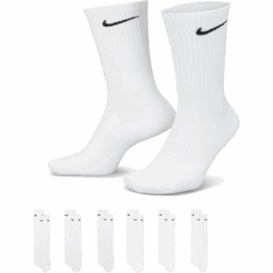 nike sb socks pack everyday plus cushioned (white/black)