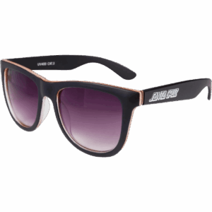 santa cruz sunglasses bench (black/orange)