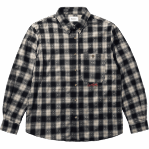 butter goods shirt flannel sirocco (navy/white)