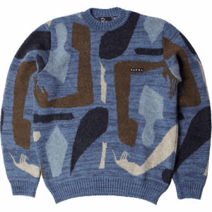 parra sweater detached knitting (blue)