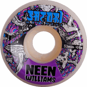 satori wheels conical mushroom neen williams (purple) 101a 53mm