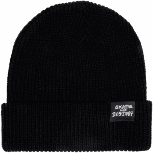 thrasher beanie sad skate and destroy skategoat (black)