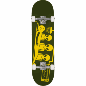 alien workshop skateboard complete abduction (army) 8.25
