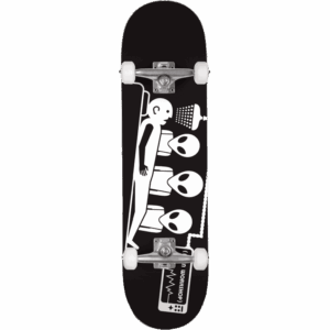 alien workshop skateboard complete abduction (black) 8