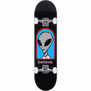 alien workshop skateboard complete believe (black) 7.75