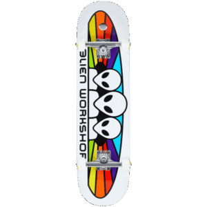 alien workshop skateboard complete spectrum (white) 8