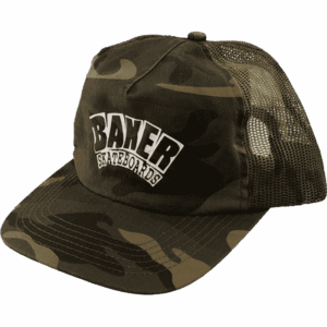 baker cap trucker arch logo (camo)
