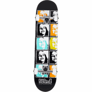 blind skateboard complete kids mini psychedelic multi girl 7.62