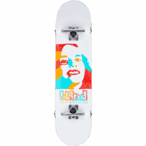blind skateboard complete psychedelic girl (white) 7.75