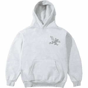 butter goods sweatshirt hood croaker (ash)