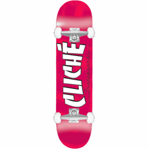 cliché skateboard complete banco (red) 8