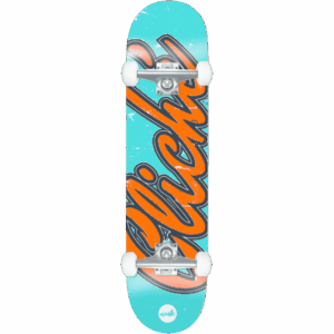 cliché skateboard complete old logo (blue/orange) 8