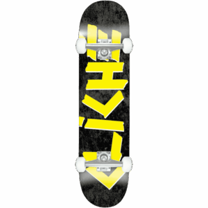 cliché skateboard complete scotch (black/yellow) 7.875
