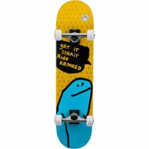 krooked skateboard complete o geez shmoo 7.75