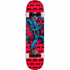 powell peralta skateboard complete cab dragon (red) 7.75