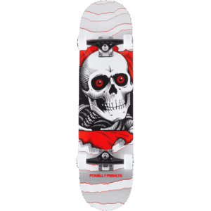 powell peralta skateboard complete ripper (silver) 8