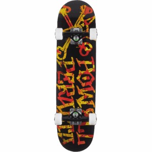 powell peralta skateboard complete vato rats leaves (black) 7.5