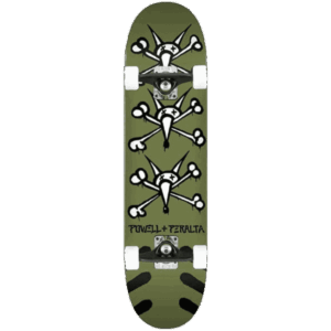 powell peralta skateboard complete kids mini vato rats (olive) 7