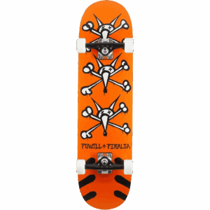 powell peralta skateboard complete vato rats (orange) 8.25