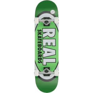 real skateboard complete classic oval (green) 8