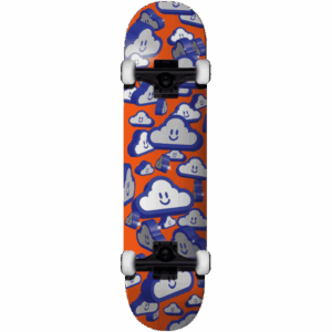 thank you skateboard complete candy cloud (orange) 8