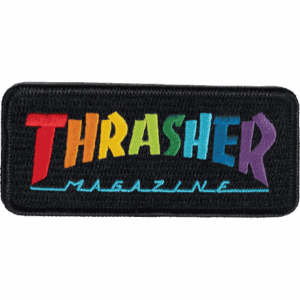 thrasher patch rainbow mag
