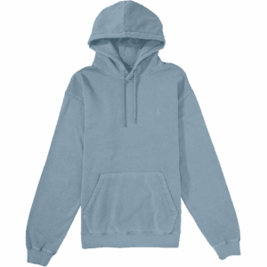 volcom sweatshirt hood single stone (blue wash)