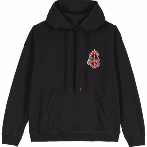 volcom sweatshirt hood watanite (black)