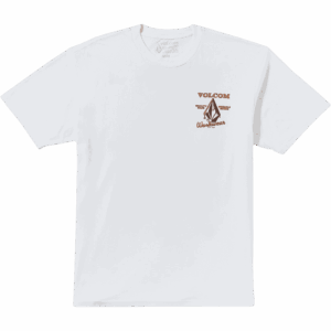 volcom tee shirt enamel (white)