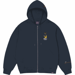 jacker sweatshirt hooded zip dream maze (navy)