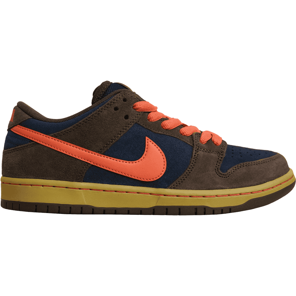 Shop nike sb shoes dunk low pro (baroque brown/adobe/midnight navy