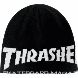 thrasher beanie skully skate mag (black)