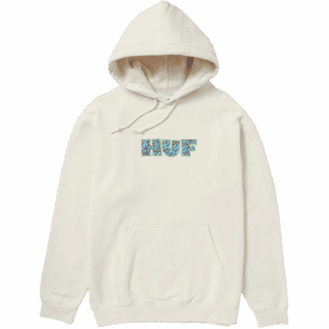 huf sweatshirt hood cheata (bone)