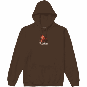 primitive sweatshirt hood torch (brown)