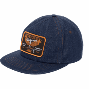 volcom cap snapback workwear hammered (dust bowl indigo)