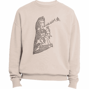volcom sweatshirt crew fa issam auptel (bark brown)