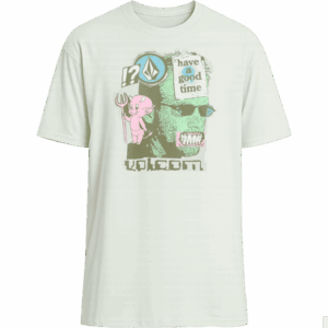volcom tee shirt notetoself (pale aqua)