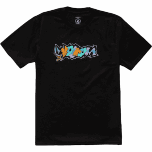 volcom tee shirt star shields exp (black)
