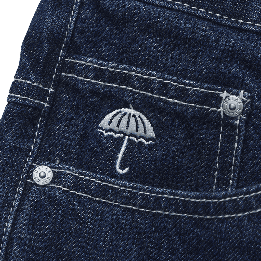 hélas short jeans dieu grec (washed navy) hélas short jeans dieu grec (washed navy)